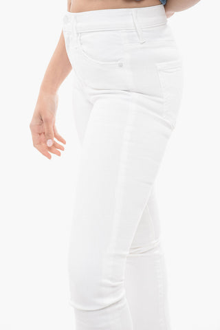 Slim-Fit Jeans Light Wash with 19cm Frayed Hem
