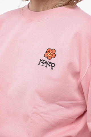 Felpa Girocollo CREST LOGO in Cotone Garzato