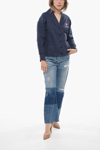 Fleece Jersey POPPY Cardigan with Patch Pockets