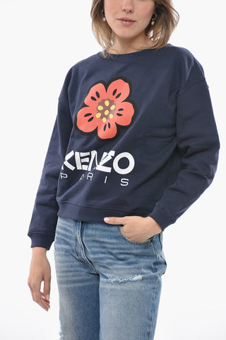 Fleece Cotton POPPY Crew Neck Sweatshirt