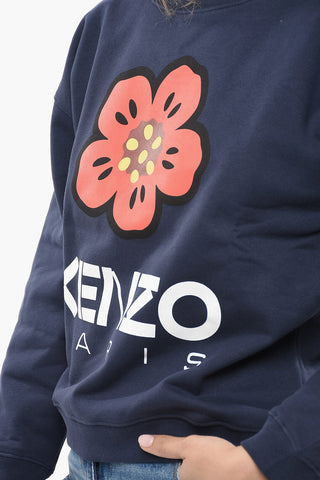 Fleece Cotton POPPY Crew Neck Sweatshirt