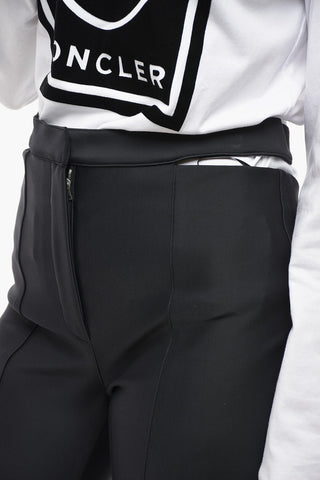 Flared Cut-out Detail Pants with Side Slits