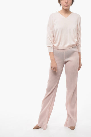 Lightweight Merino Wool V-Neck Sweater