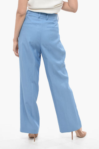 High - Waist Double Pleated Baggy Fit Pants