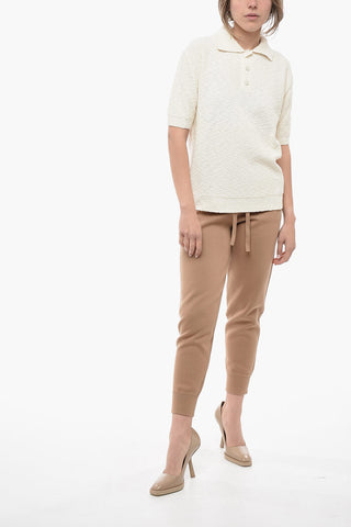 MM1 Polo in Misto Tweed di Cotone