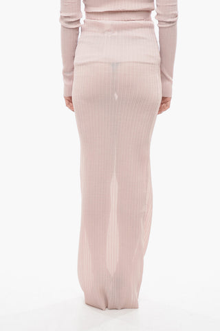 Pleated Maxi sheath dress