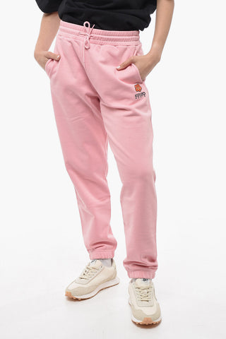 Cuffed CREST LOGO Cotton Sweatpants