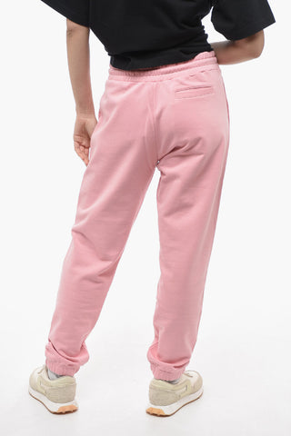 Cuffed CREST LOGO Cotton Sweatpants