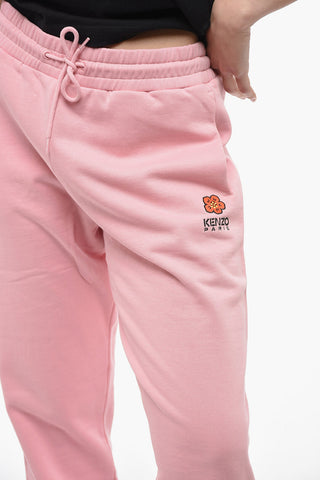 Cuffed CREST LOGO Cotton Sweatpants