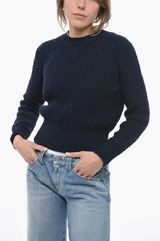 Crew Neck Cotton Sweater