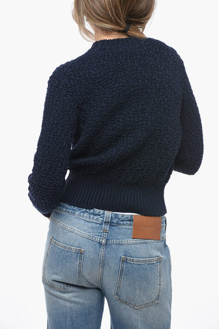 Crew Neck Cotton Sweater