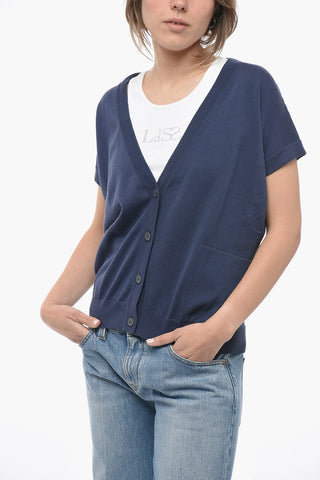 Shorts Sleeve Cotton cardigan