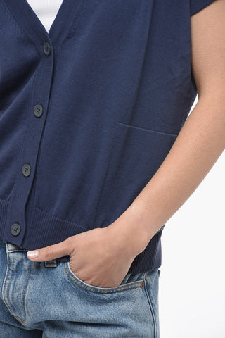Shorts Sleeve Cotton cardigan