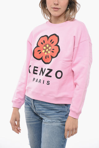 Fleece Cotton POPPY Crew Neck Sweatshirt