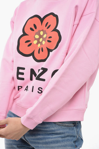 Fleece Cotton POPPY Crew Neck Sweatshirt