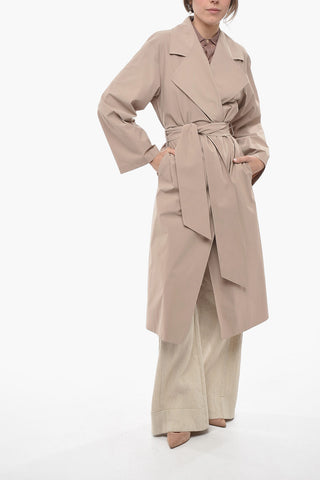 Waterproof Double Breasted Trench with Belt