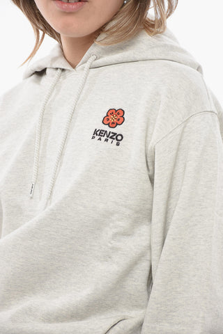 Fleece Cotton CREST LOGO Hoodie