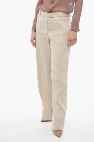 Wide Leg Pleated Pants