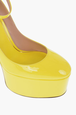 Patent Leather Pumps With Straps Heel 16 cm
