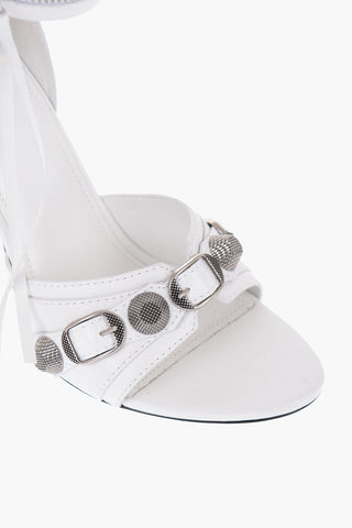 Leather CAGOLE Sandals With Buckle Details Heel 12 cm