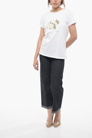 Cotton Stretch HIGHLANDS Crew-Neck T-shirt