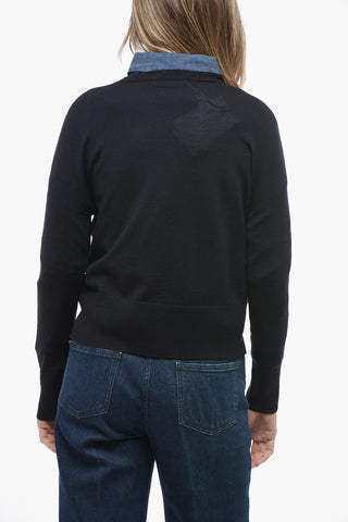 LEISURE Virgin Wool CAVALLO Crew-Neck Sweater