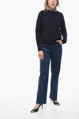LEISURE Virgin Wool CAVALLO Crew-Neck Sweater