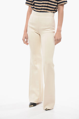 Pantaloni Bootcut a 1 Pince con Zip Laterale