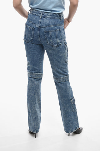 Dark Wash VOKAIO Cargo Denims 22cm