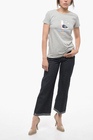 T-shirt Girocollo MERSEYSIDE Con Maxi Stampa