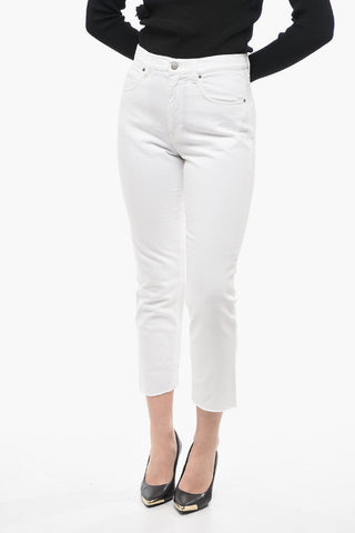Jeans MARGHE a Lavaggio Chiaro ad Orlo Sfrangiato 17,5cm