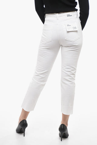 Jeans MARGHE a Lavaggio Chiaro ad Orlo Sfrangiato 17,5cm
