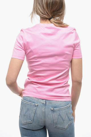 Cottton VERSACE GODDES T-Shirt with Studs