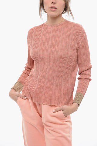 Lightweight Lurex MONTEREY Crew-Neck Sweater