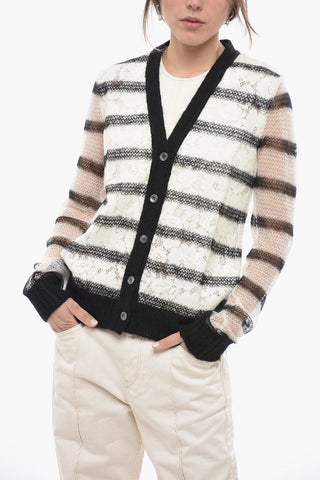 Two-Tone Crochet Cardigan