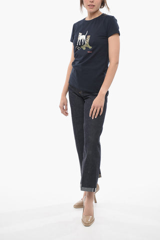 Maxi Printed ROWEN Crew-Neck T-shirt