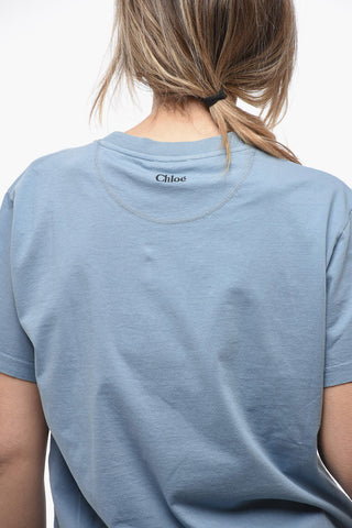 Crew Neck Monochrome Cotton T-Shirt
