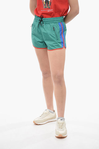 Nylon Shorts with Zipped Pockets