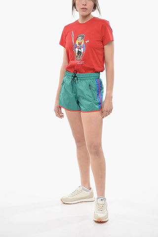 Nylon Shorts with Zipped Pockets