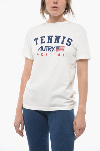 Crew-Neck Cotton ICON T-shirt with Print