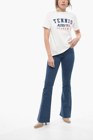 Crew-Neck Cotton ICON T-shirt with Print