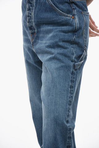5 Pocket Straight Fit Dark Washed Denims 22cm