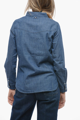 Denim BARMOUTH Shirt With Double Breast Pockets