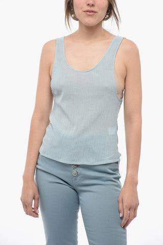 Pleated UNISEXD Top