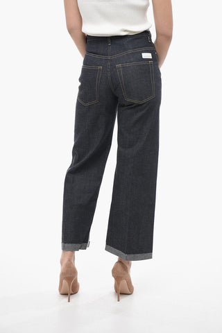Cuffed Hem Wide Leg ELSA Jeans 24cm