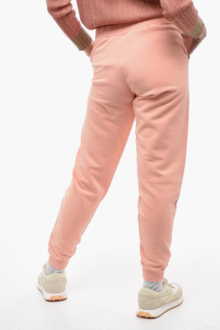 Brushed Cotton TIGER CREST Sweatpants with Cuffs