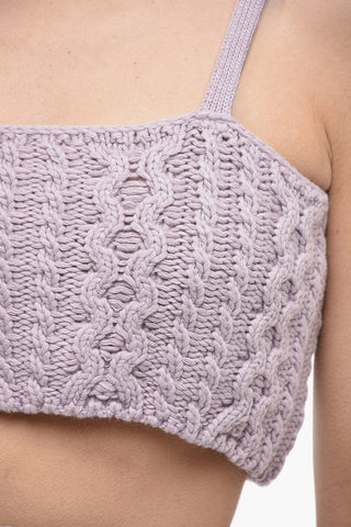 Cable Knit Cardigan with matched Top