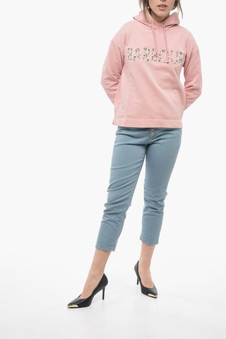Hoodie GREENWELL With Floral- Logo
