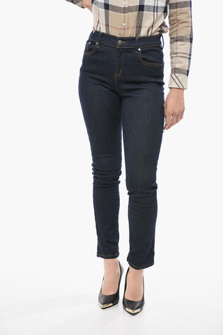 Jeans Slim Fit ESSENTIAL Con Cuciture a Vista 16cm