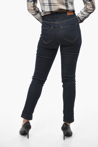 Jeans Slim Fit ESSENTIAL Con Cuciture a Vista 16cm